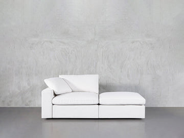 2-Seat Modular Lounger Loveseat