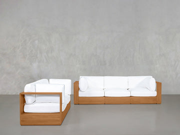 3-2 Sofa Set Teak Outdoor