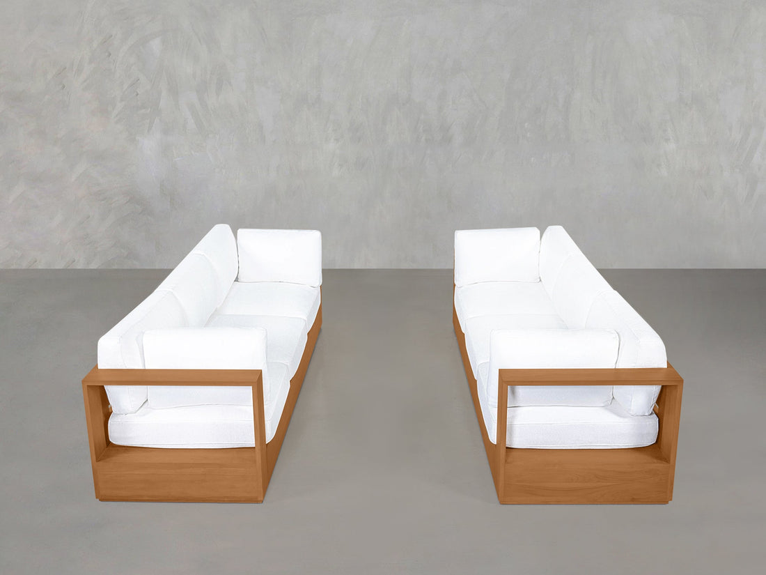 3-3 Sofa Set Teak Outdoor