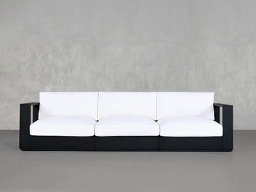 3-Seat Modular Sofa Aluminum Outdoor