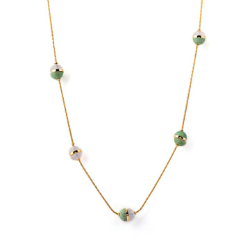 IdoQuartz Enigma - Idocrase Necklace