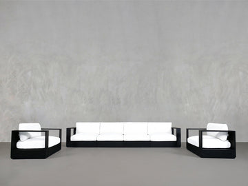 4-1-1 Sofa & Armchair Set Aluminum Outdoor