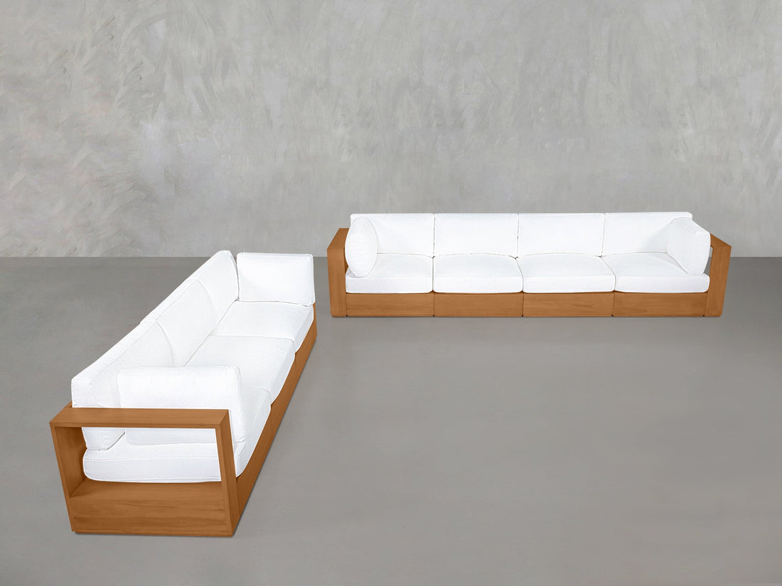 4-3 Sofa Set Teak Outdoor