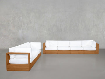 4-3 Sofa Set Teak Outdoor