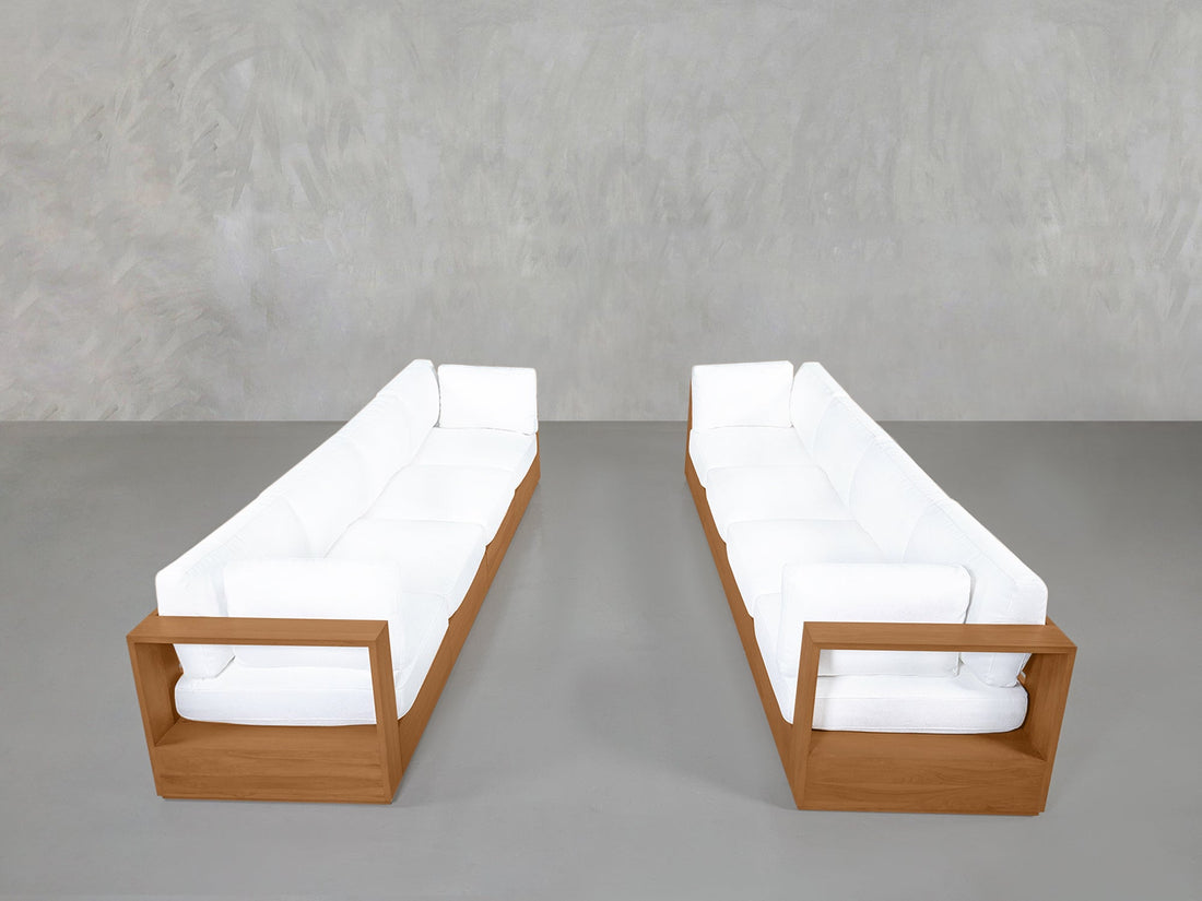 4-4 Sofa Set Teak Outdoor