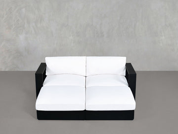 4-Seat Modular Daybed Aluminum Outdoor