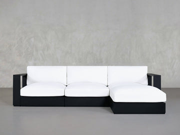 4-Seat Modular Chaise Sectional Aluminum Outdoor