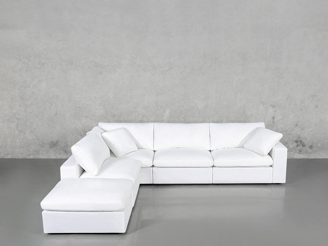 5-Seat Modular Corner Lounger Sectional
