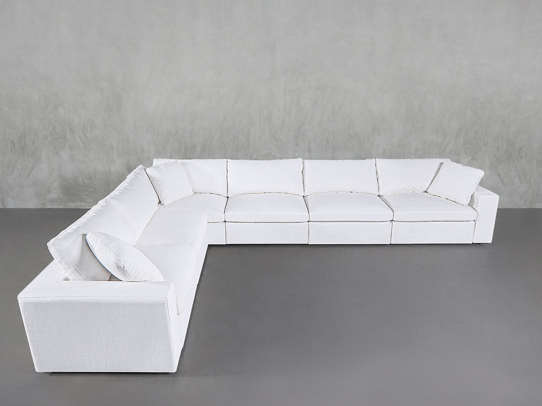 6-Seat Modular Corner Right Sectional