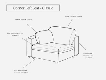 Cover Set - Corner Left Seat
