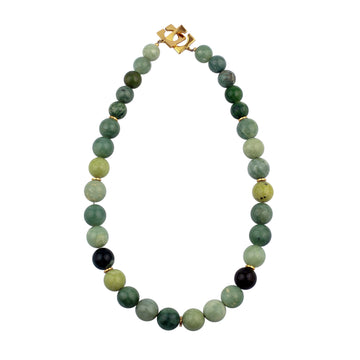 Aabreshum - Natural Serpentine Necklace