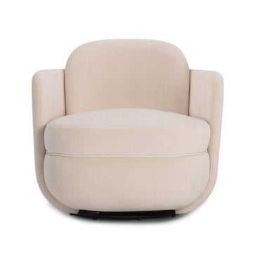 Wolfie Velvet Swivel Chair