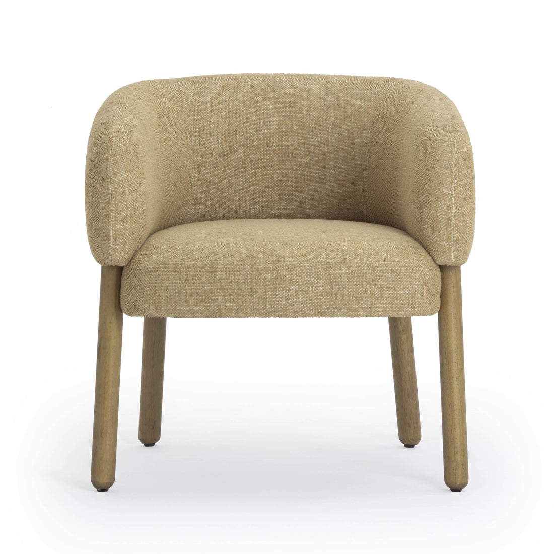 Foxy Textured Fabric Accent Chair