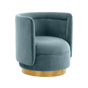 Remy Velvet Swivel Chair