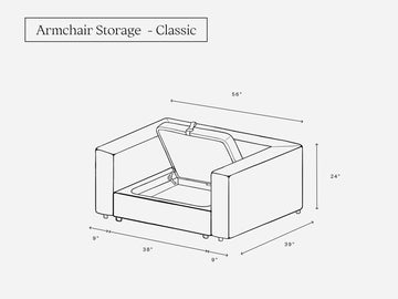 Armchair Storage Add-On