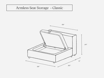 Armless Seat (Storage)