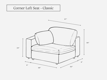 Corner Left Seat