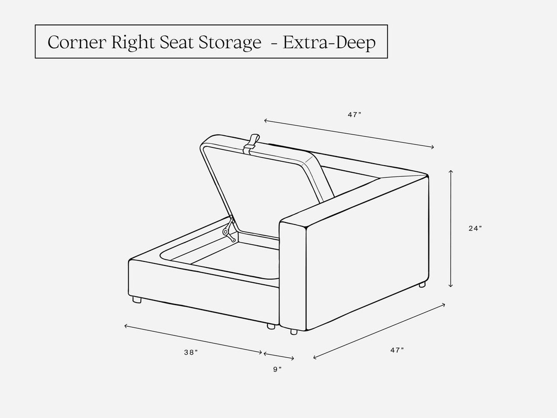 Corner Right Seat (Storage)