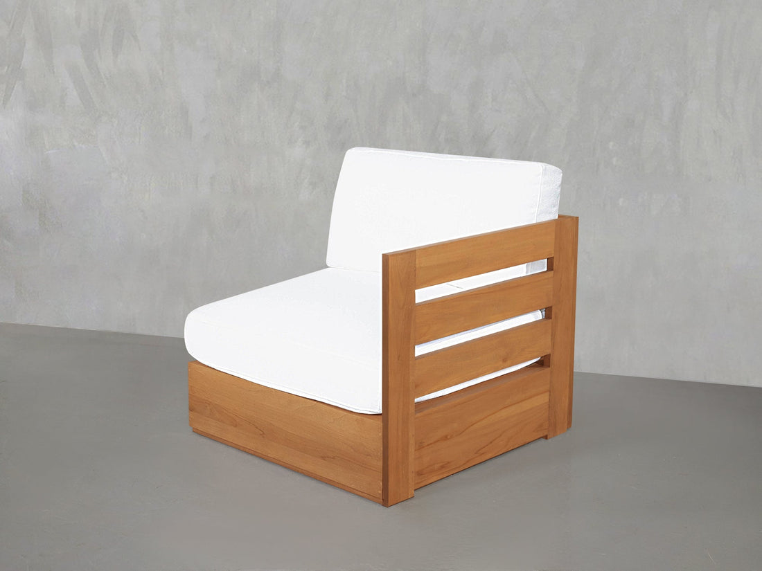 Corner Seat Teak Outdoor