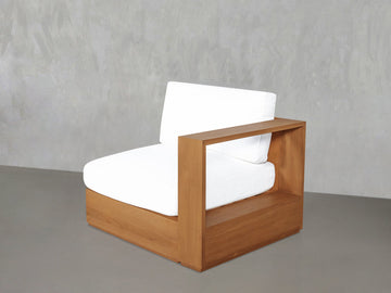 Corner Seat Teak Outdoor