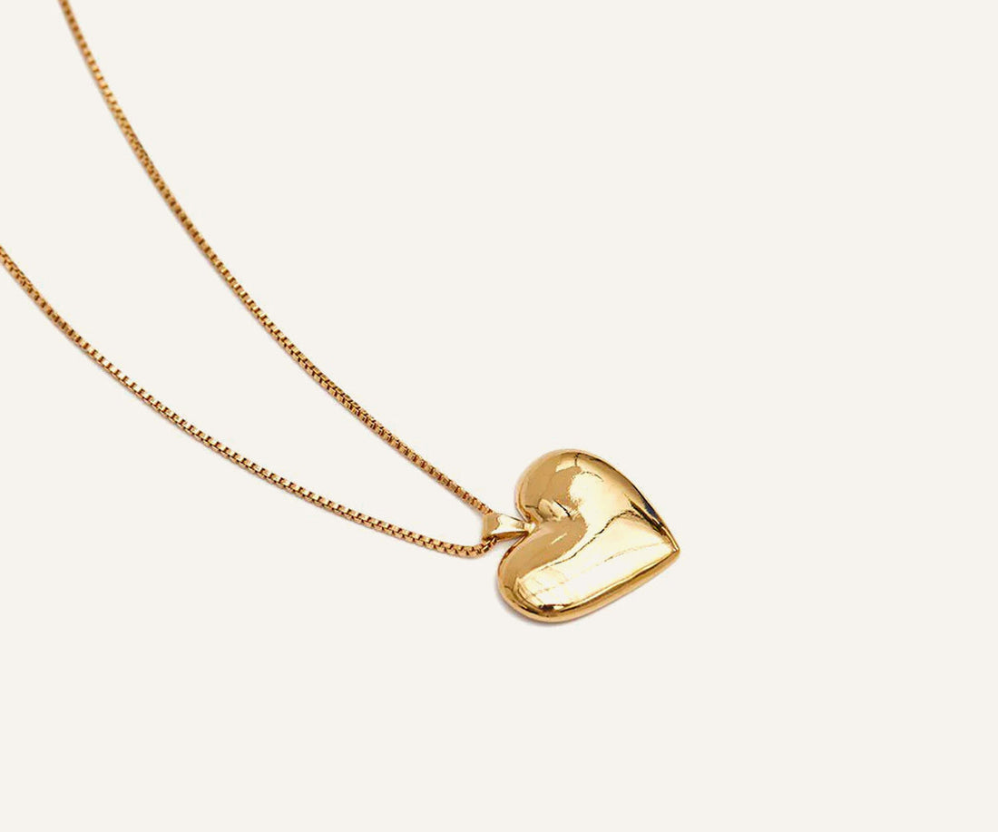 Gold Barbelle Choker Necklace